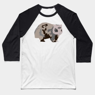 Common Wombat Baseball T-Shirt